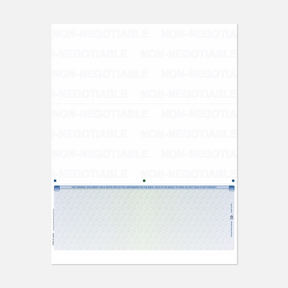 8 1/2" x 11", Cbc - Bottom BLUE/GREEN/BLUE