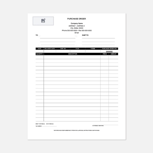 Show details for 8-1/2" x 11" 3-Part Carbonless Glue Line Set 8-1/2" x 11" 3-Part Carbonless Glue Line Set - Purchase Order