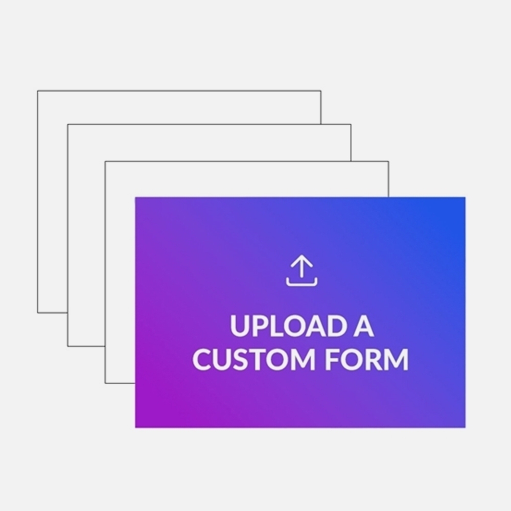 11" x 8 1/2" 1 Part Brochure - Landscape, Upload Your Design -Printed Face Only