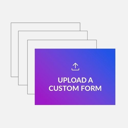 Show details for 11" x 8 1/2" 3 Part Business Form 11" x 8 1/2" 3 Part Business Form - Landscape, Upload Your Design