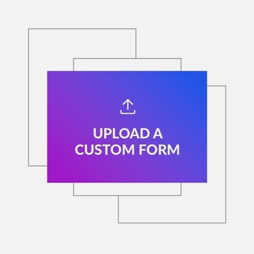 8 1/2" x 11" 3-Part Business Form - Portrait, Upload Your Design