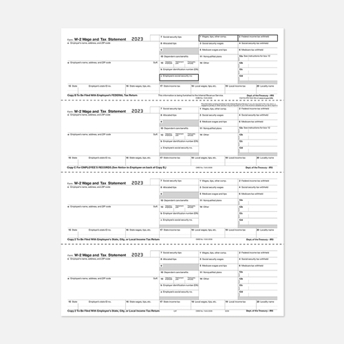 W2 Tax Forms L87-1