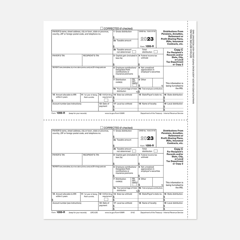 1099 Tax Forms LRCLR2-1
