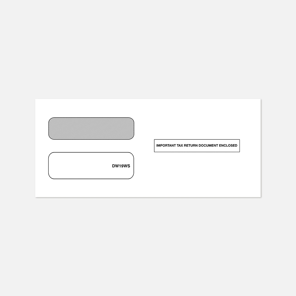 Tax Form Envelopes DW19WS-1