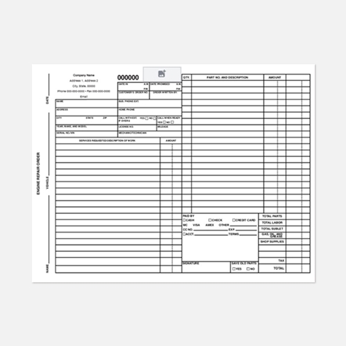 Repair Forms RP332-3PT