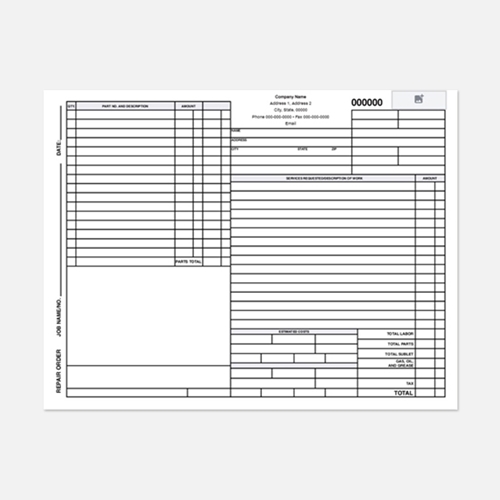 Repair Forms RP333-3PT