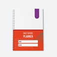 School Homework Planner - Orange