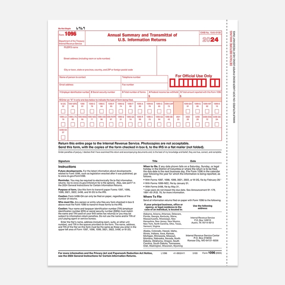 Tax Forms L1096-1