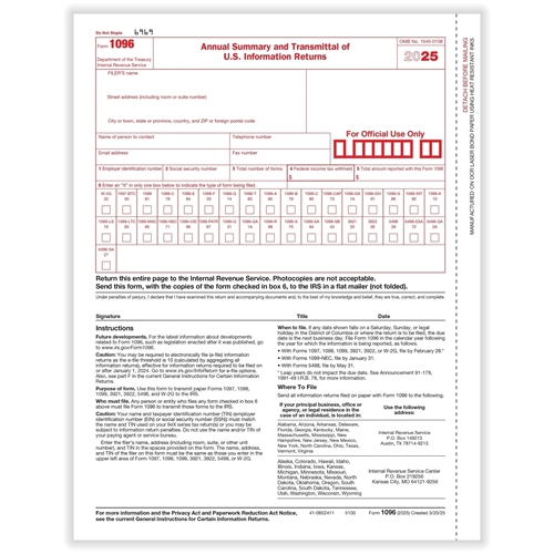 LASER 1096 TRANSMITTAL 1
