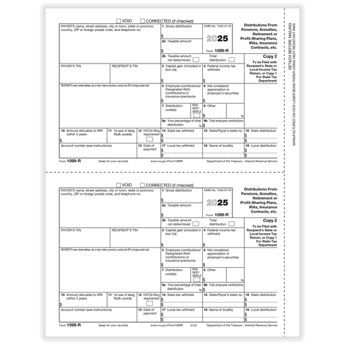 PRE-PRINTED 1099 R COPY 2/1