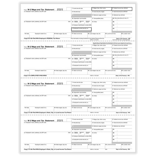 W2 Tax Forms L87-1