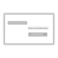 Double Window Envelope - W-2 4-Up Box, Gum-Seal - 50