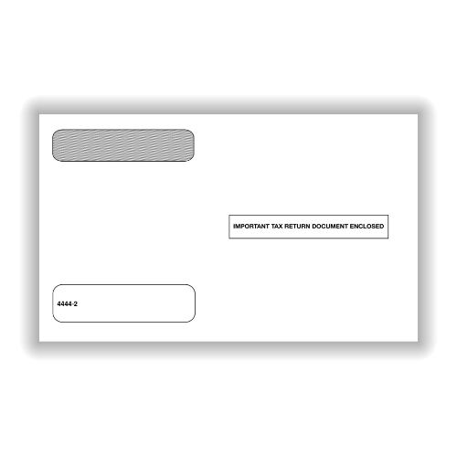 Double Window Self-Seal Envelope for 5206 W-2-4-Forms