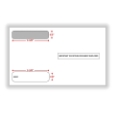 Double-Window Envelope for 5206 W-2 4-Up Forms