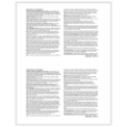 IRS Form 1099-MISC Copy B Recipient Forms (50 Sheets)