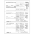 IRS Form 1099-MISC Recipient Copies B & 2 Forms (500 Sheets)