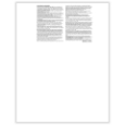 IRS Form 1099-MISC Recipient Copies B & 2 Forms (500 Sheets)