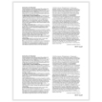 IRS Form 1099-R Copy B Recipient Forms (50 Sheets)