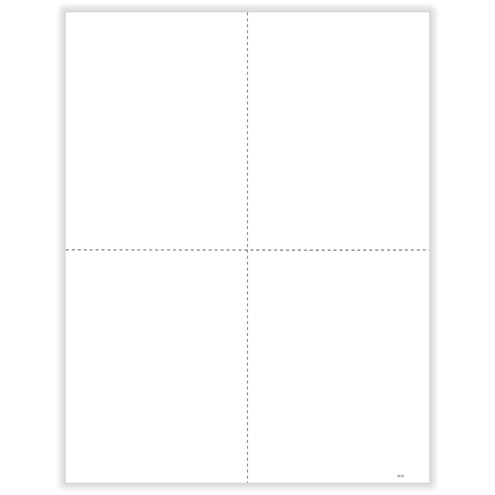Blank IRS Form 1099-R Copies B & C Forms with Recipient Instructions (500 Sheets)