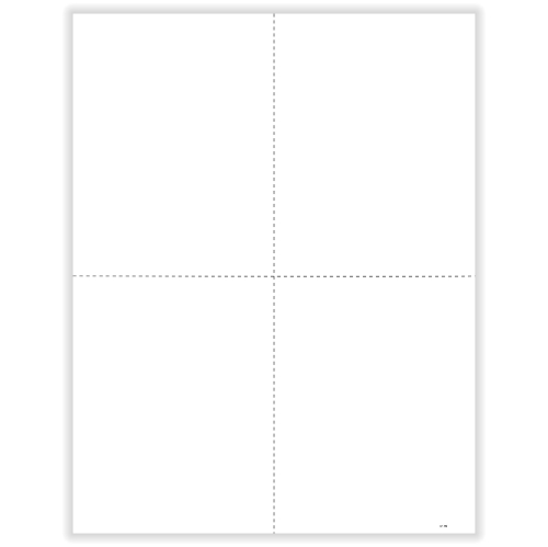 Laser 1099-R 4-Up Blank with Backer