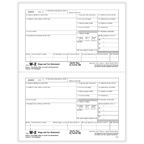 Laser W-2 Copy D/Copy 1
