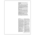 W-2 Employee Copies B, C & Dual Copy 2 Forms, 4-Up Format (500 Sheets)