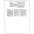 W-2 Employee Copies B, C & 2 Forms, 4-Up Horizontal Format (50 Sheets)