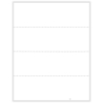 W-2 Employee Copies B, C & 2 Forms, 4-Up Horizontal Format (500 Sheets)