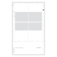 W-2 Blank, 4-Up Box, w/ Instructions, Z-Fold, 14"