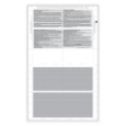 W-2 Blank, 4-Up Box, w/ Instructions, Z-Fold, 14"