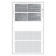 Blank W-2 Employee Tax Forms with Instructions, 4-Up Horizontal EZ-Fold Format (500 Sheets)