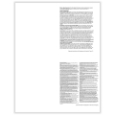 W-2 Employee Copies B, C, 2 & Additional Copy Forms, 4-Up Format (500 Sheets)
