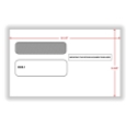 Double-Window Gummed Envelopes for 2-Up W-2 Forms