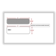 Double-Window Gummed Envelopes for 2-Up W-2 Forms
