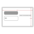 2-Up W-2 Double-Window Self-Seal Envelopes (100 Envelopes)