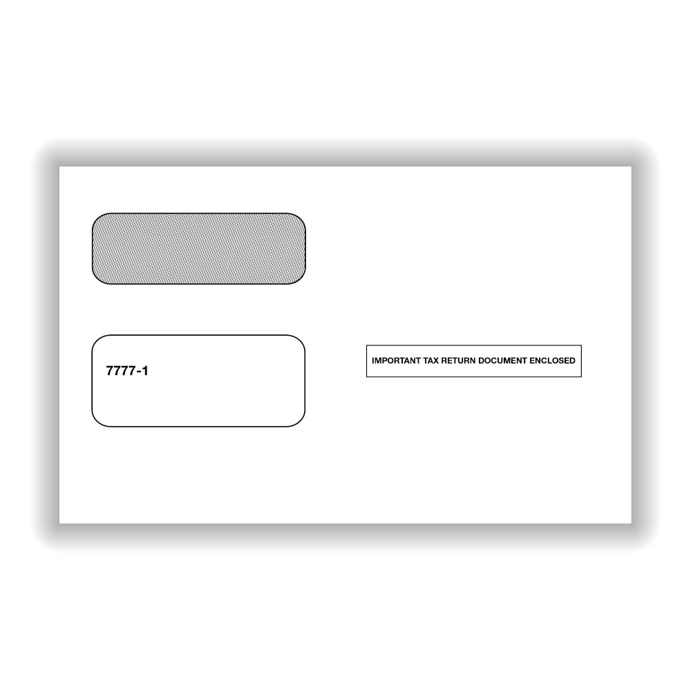 Double Window 1099-MISC/R/DIV Envelopes