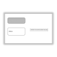 2-Up 1099 Double-Window Self-Seal Envelopes (100 Envelopes)