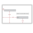 Double-Window Gummed Envelopes for W-2 4-Up Box Forms (500 Envelopes)