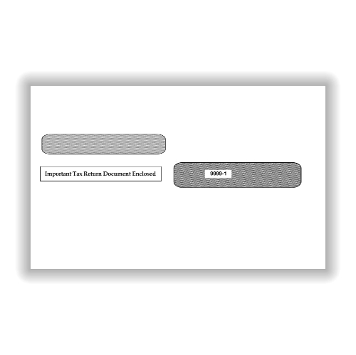 Split Double-Window W-2 4-Up Envelope