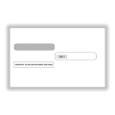 Split Double-Window Self-Seal Envelopes for W-2 4-Up Forms
