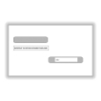 Double-Window Self-Seal Envelopes for W-2 & 1099-R 4-Up Forms (500 Envelopes)