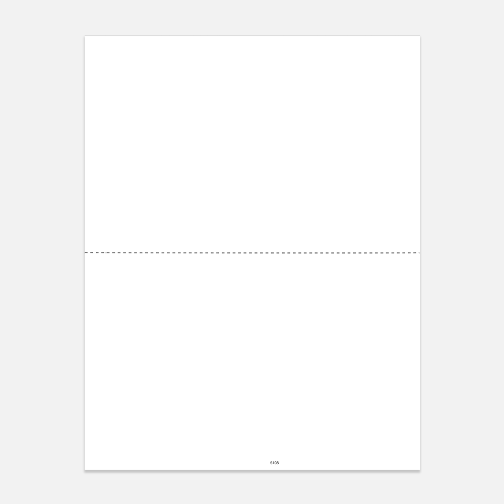 Blank IRS Form 1099-MISC Copy B Forms with Recipient Instructions (500 Sheets)