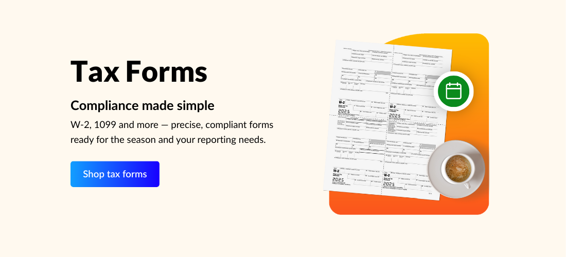 Get everything you need to file your business taxes on time, all in one place.
